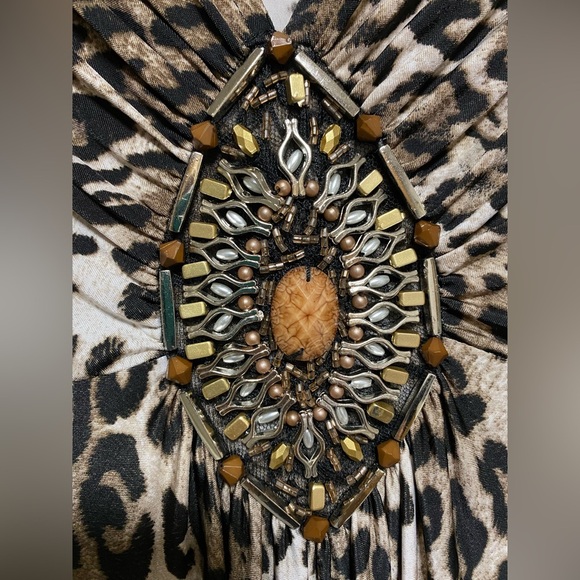 BOSTON PROPER JUNGLE MIX PRINT DRESS - SIZE XXS - GORGEOUS! - Picture 8 of 9